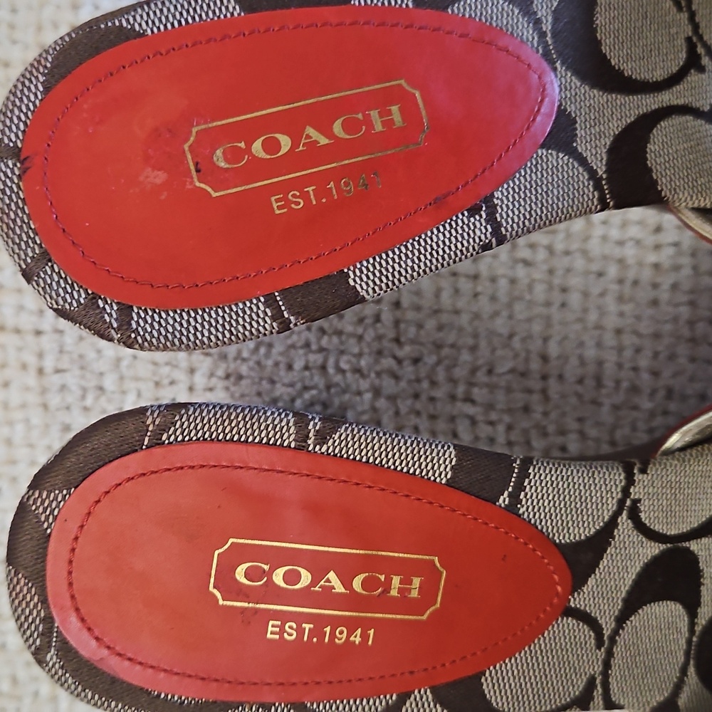 COACH Kathie heels size 6.5 B - Picture 5 of 6